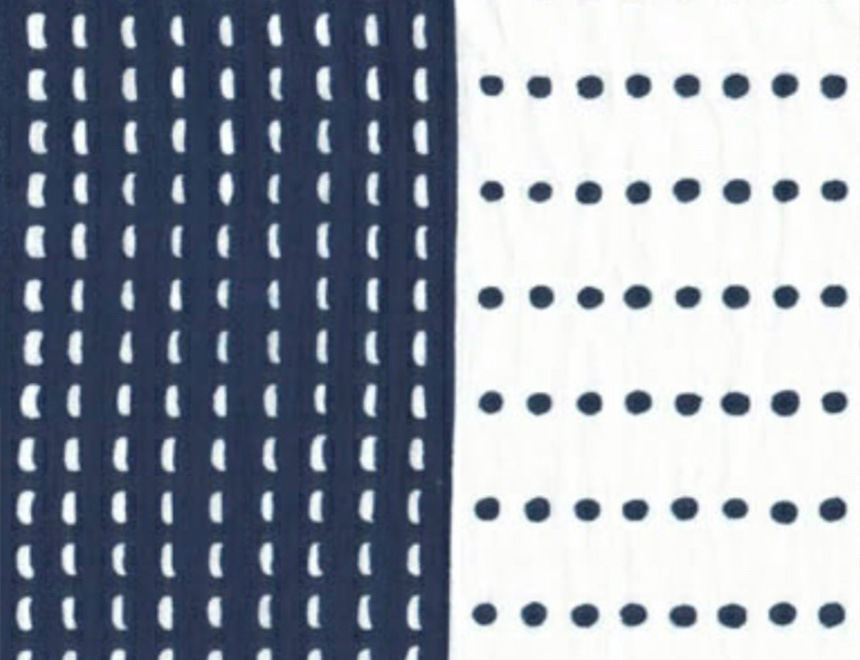 いなせな手ぬぐい 濃藍（こいあい）